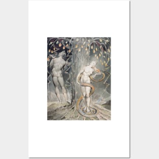 William Blake - The Temptation and Fall of Eve, 1808 Posters and Art